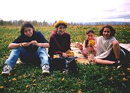 a picnic on land owned by the school